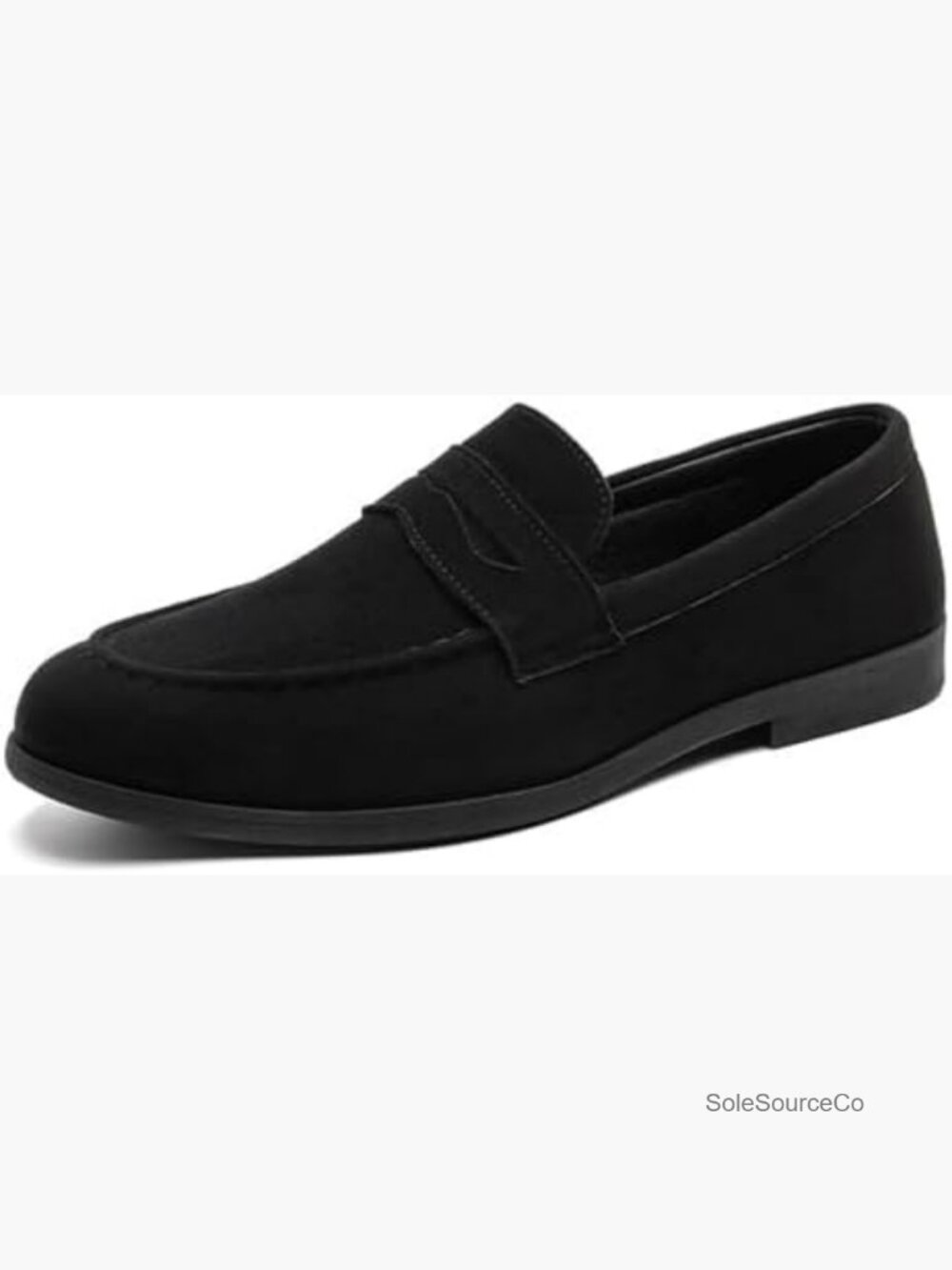 Men's Suede Loafers Slip On Dress Flats Comfortable Lightweight Low Heel